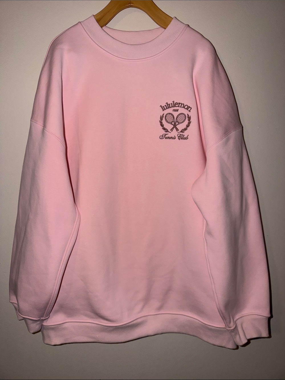 Lululemon Tennis Club Heavyweight Fleece Pullover Sweatshirt Size XL